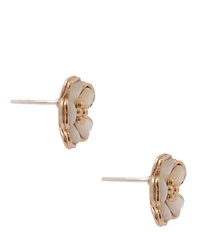 Southern Living x Barse Mother-Of -Pearl Timeless Blooms Stud Earrings