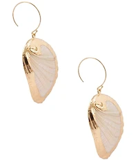 Southern Living x Barse Resort Golden and Shell Sea Nomad Drop Earrings