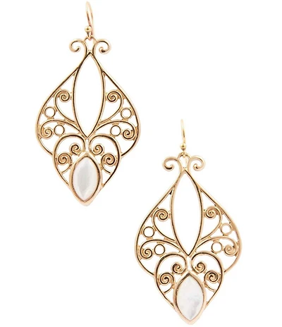 Southern Living x Barse Victorian Garden Statement Drop Earrings