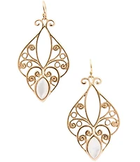 Southern Living x Barse Victorian Garden Statement Drop Earrings