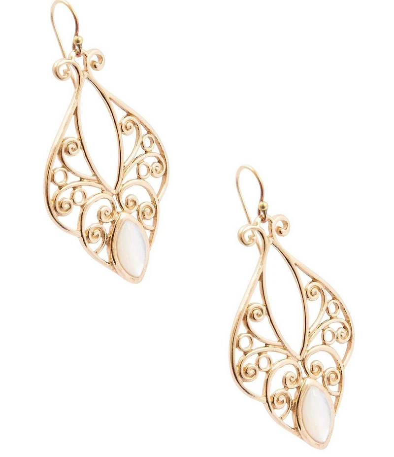 Southern Living x Barse Victorian Garden Statement Drop Earrings