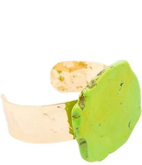 Southern Living x Barse Wild Bloom Agate Statement Cuff Bracelet