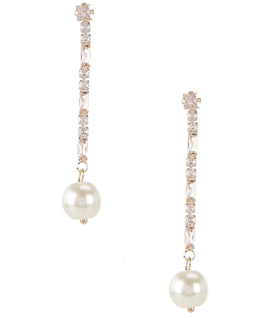 Southern Living x Borrowed & Blue Baguette Linear Earrings
