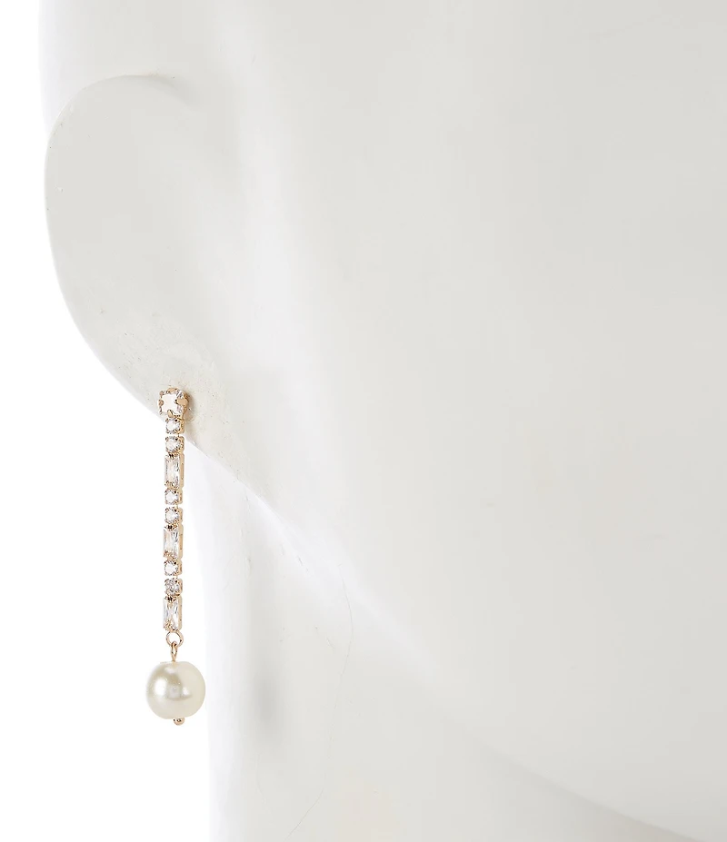 Southern Living x Borrowed & Blue Baguette Linear Earrings