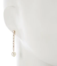 Southern Living x Borrowed & Blue Baguette Linear Earrings