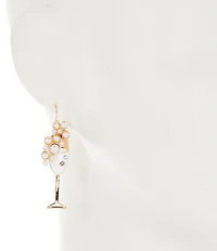 Southern Living x Borrowed & Blue Champagne Glass Drop Earrings