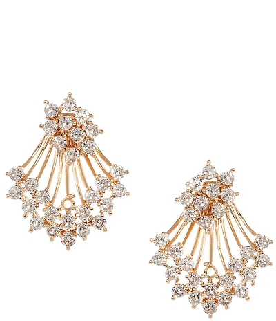 Southern Living x Borrowed & Blue Crystal Cluster Front Back Earrings