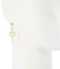 Southern Living x Borrowed & Blue Crystal Flower Cascade Chandelier Earrings