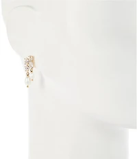 Southern Living x Borrowed & Blue Crystal Multi Stone Fresh Water Pearl Drop Earrings