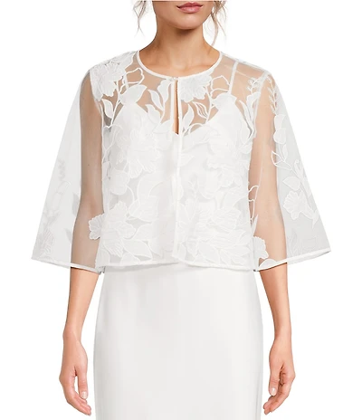 Southern Living x Borrowed & Blue Embroidered Floral Topper