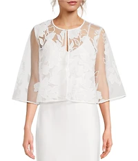 Southern Living x Borrowed & Blue Embroidered Floral Topper