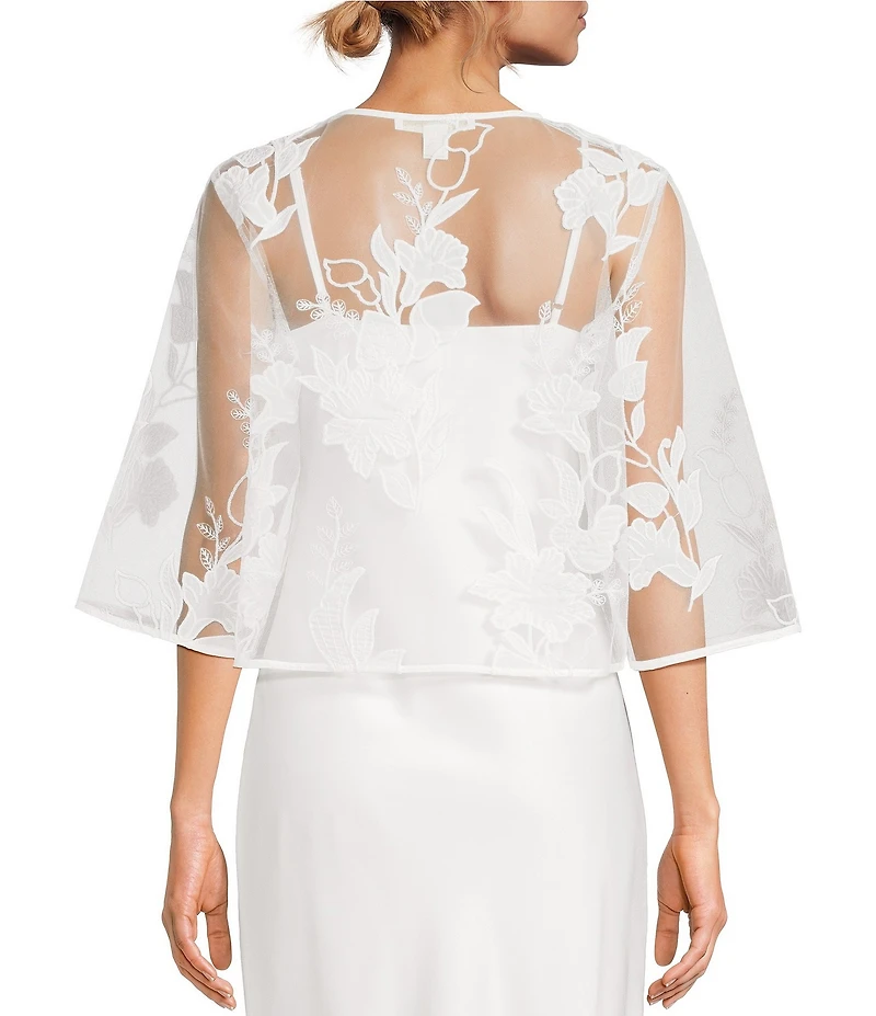 Southern Living x Borrowed & Blue Embroidered Floral Topper