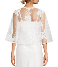 Southern Living x Borrowed & Blue Embroidered Floral Topper