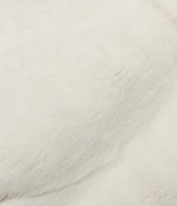 Southern Living x Borrowed & Blue Faux Fur Tie Front Velvet Bow Shawl