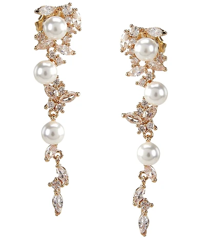 Southern Living x Borrowed & Blue Floral Cascade Drop Earrings