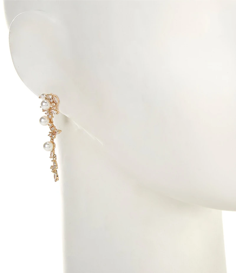 Southern Living x Borrowed & Blue Floral Cascade Drop Earrings