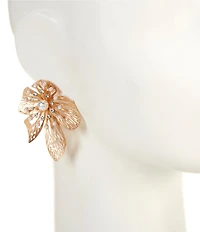 Southern Living x Borrowed & Blue Flower Statement Drop Earrings