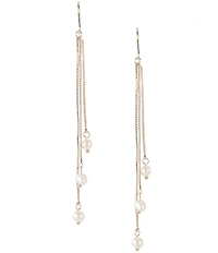 Southern Living x Borrowed & Blue Freshwater Pearl Linear Earrings