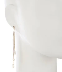 Southern Living x Borrowed & Blue Freshwater Pearl Linear Earrings
