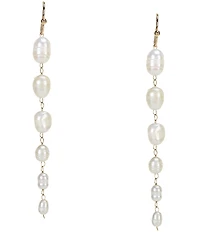 Southern Living x Borrowed & Blue Freshwater Pearl Linear Earrings