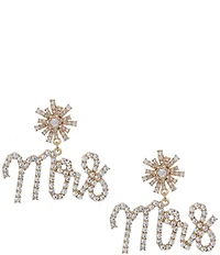 Southern Living x Borrowed & Blue Mrs. Statement Drop Earrings