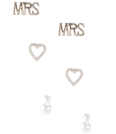 Southern Living x Borrowed & Blue Mrs. Stud Set Mrs. Stud Earring Set