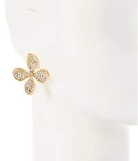 Southern Living x Borrowed & Blue Oversized Pave Flower Drop Earrings