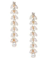 Southern Living x Borrowed & Blue Pearl Cluster Linear Earrings