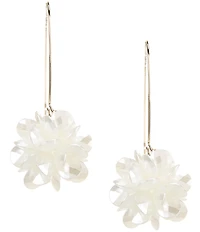 Southern Living x Borrowed & Blue Pearl Flower Ball Statement Drop Earrings