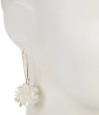 Southern Living x Borrowed & Blue Pearl Flower Ball Statement Drop Earrings