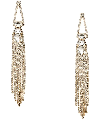 Southern Living x Borrowed & Blue Rhinestone Cascade Chandelier Earrings