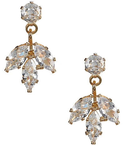 Southern Living x Borrowed & Blue Rhinestone Cluster Drop Earrings