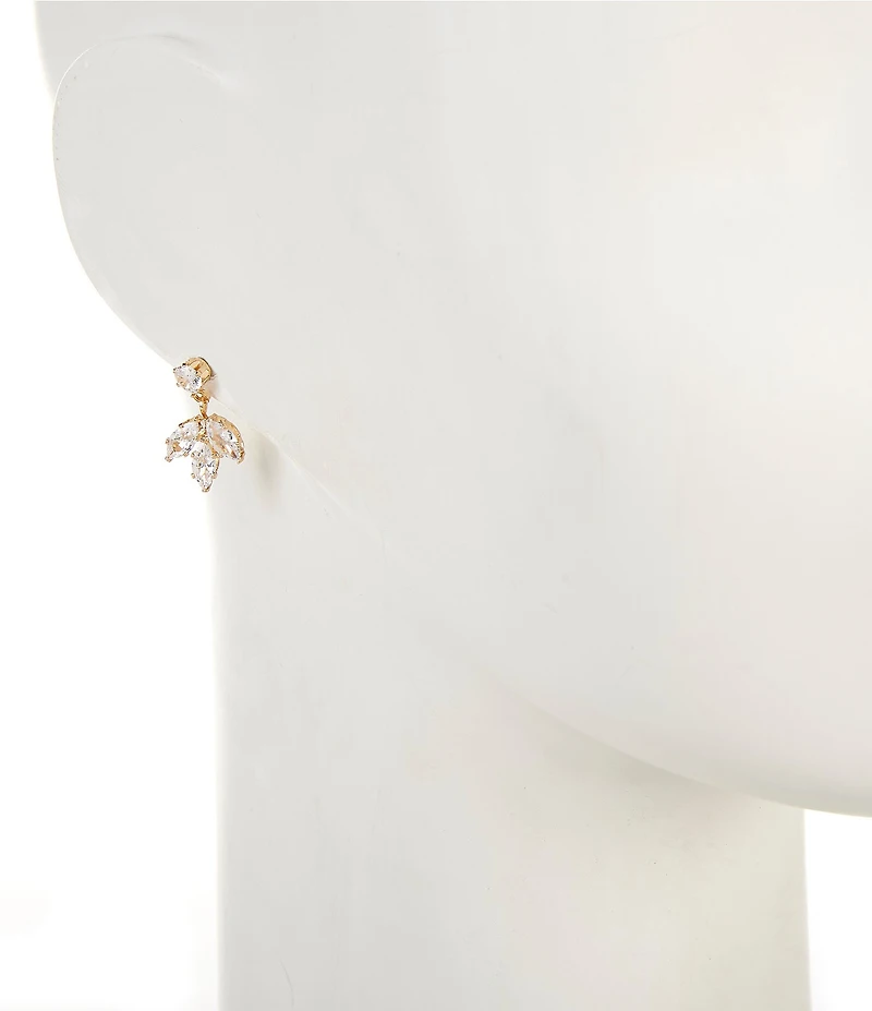 Southern Living x Borrowed & Blue Rhinestone Cluster Drop Earrings