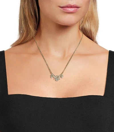 Southern Living x Borrowed & Blue Stone Cluster Chain Necklace