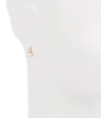 Southern Living x Borrowed & Blue Three Drop Cubic Zirconia Stone Drop Earrings