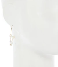 Southern Living x Borrowed Freshwater Pearl Hoop Earrings