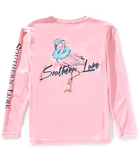 Southern Lure Big Boys Long Sleeve Floatie Graphic UV Protection Rashguard T-Shirt