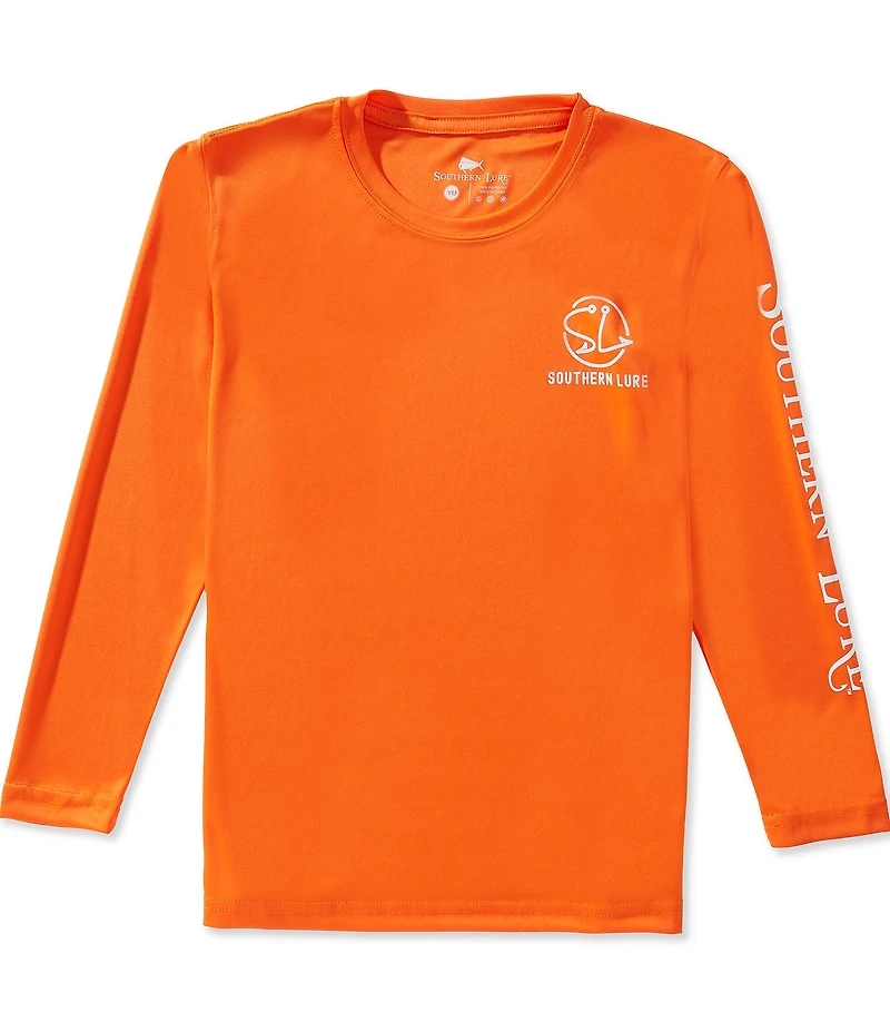 Southern Lure Big Boys Long Sleeve UV Protection Graphic Rashguard T-Shirt