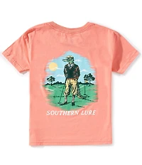 Southern Lure Big Boys 8-20 Short Sleeve Gator Golf Graphic T-Shirt