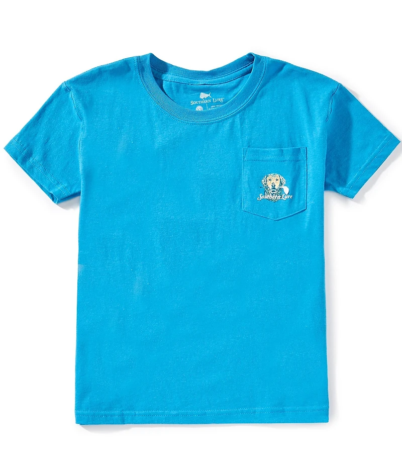 Southern Lure Big Boys Short Sleeve Golden Golf Graphic T-Shirt