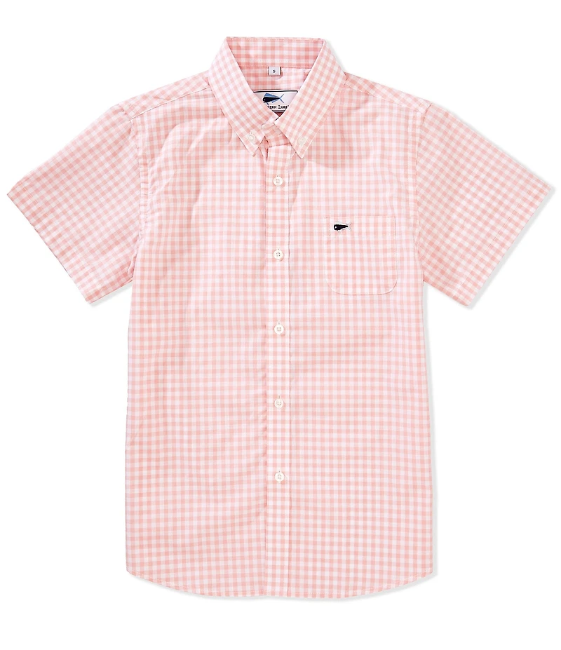 Southern Lure Big Boys 8-20 Short Sleeve Sport Gingham Shirt