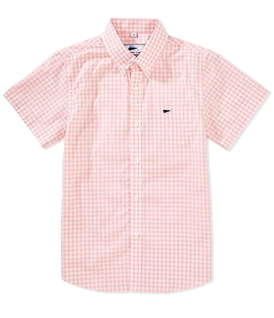 Southern Lure Big Boys 8-20 Short Sleeve Sport Gingham Shirt