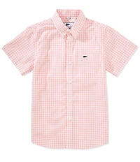 Southern Lure Big Boys 8-20 Short Sleeve Sport Gingham Shirt