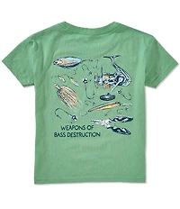 Southern Lure Big Boys Short Sleeve Weapons of Bass Destruction-Seafoam T-Shirt