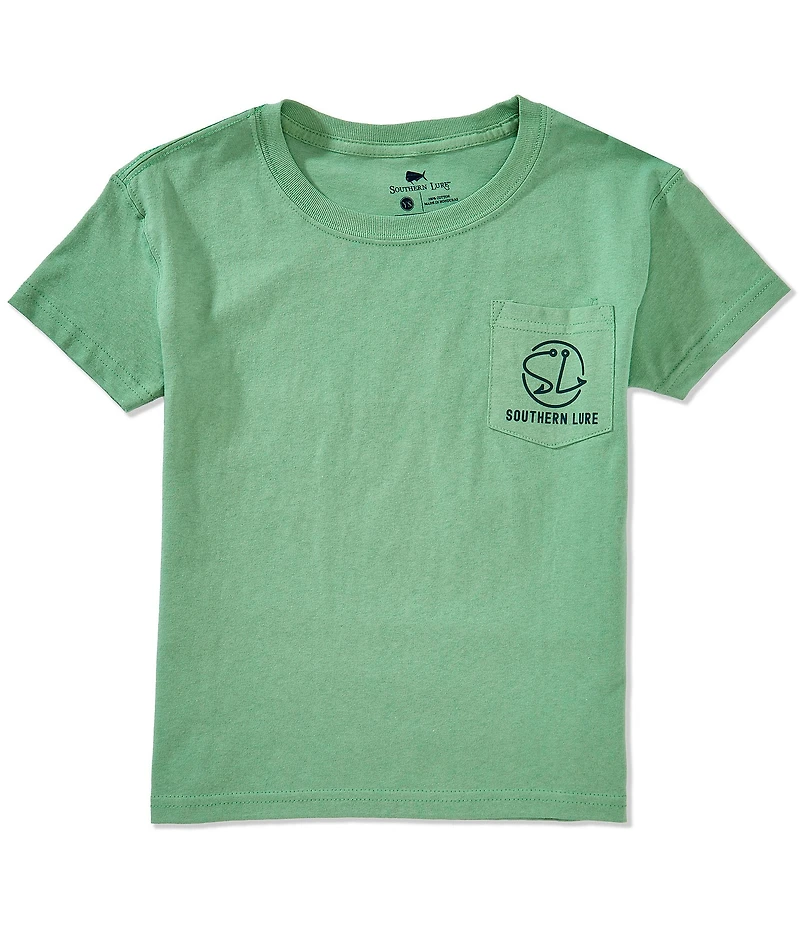 Southern Lure Big Boys Short Sleeve Weapons of Bass Destruction-Seafoam T-Shirt
