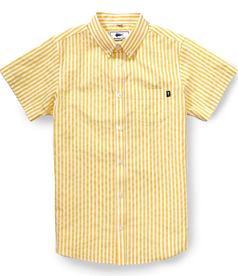 Southern Lure Big Boys Cabana Stripe Woven Shirt