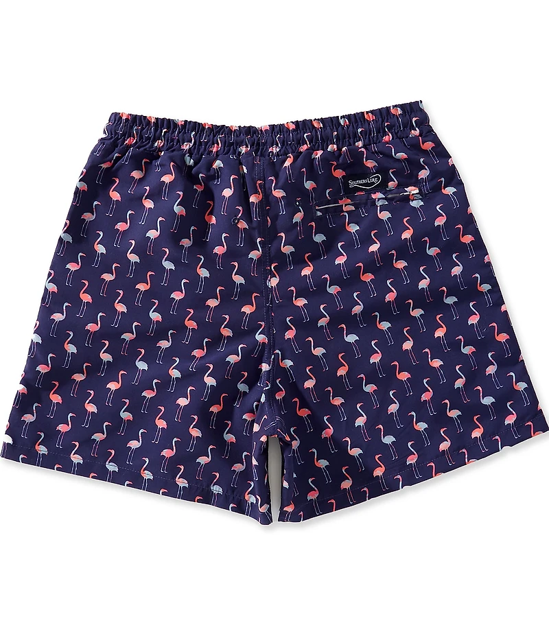 Southern Lure Big Boys Flamingo Sea Volley Swim Trunks