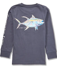 Southern Lure Big Boys Long Sleeve Neon Tuna T-Shirt