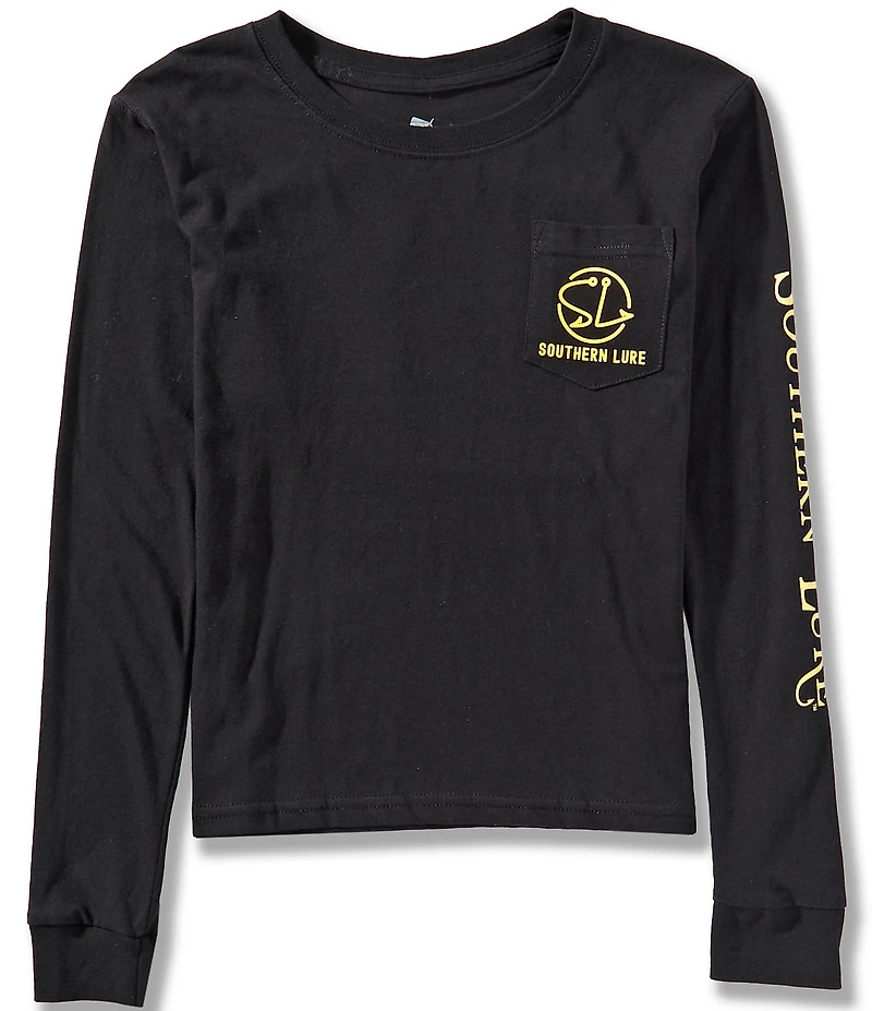 Southern Lure Big Boys Long-Sleeve Sunset Graphic T-Shirt