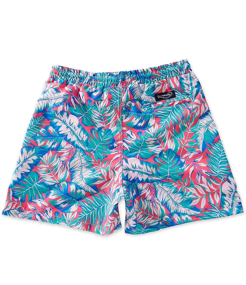Southern Lure Big Boys Neon Tropics Volley Swim Trunks